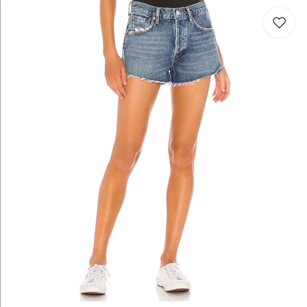 Agolde Jean shorts that are still being sold